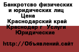 Банкротсво физических и юридических лиц › Цена ­ 1 000 - Краснодарский край, Краснодар г. Услуги » Юридические   